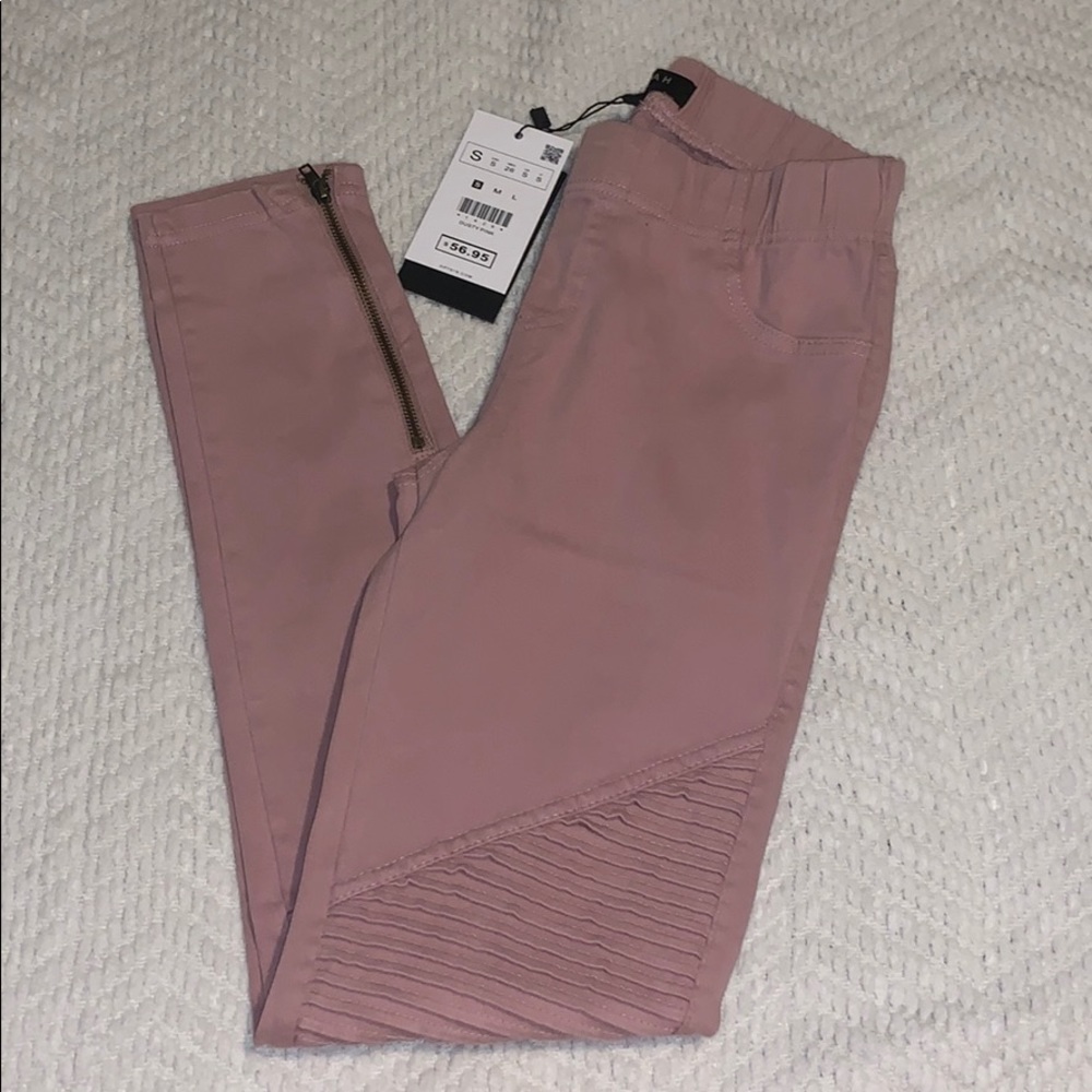 Pink Moto Pull-on Pants